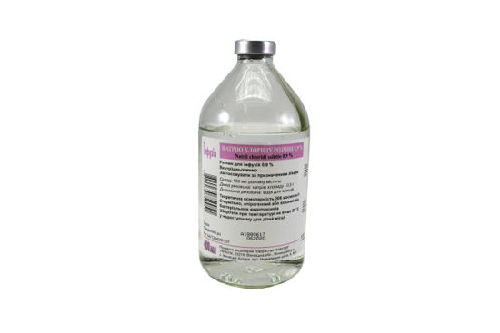 Натрия хлорида раствор для инфузий 0.9 % 400 мл